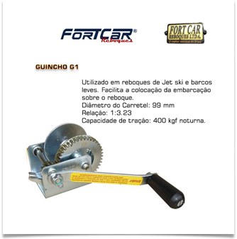 Acessórios Fort Car - Guincho G1